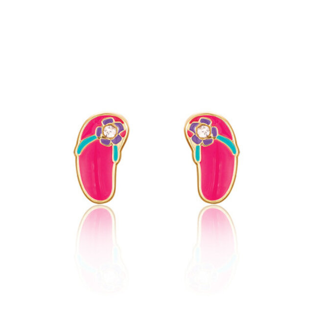 Hyperallergene kinder oorbellen: Slippers