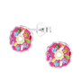 Zilveren Donut Oorstekers voor Kinderen – 925 Sterling Zilver