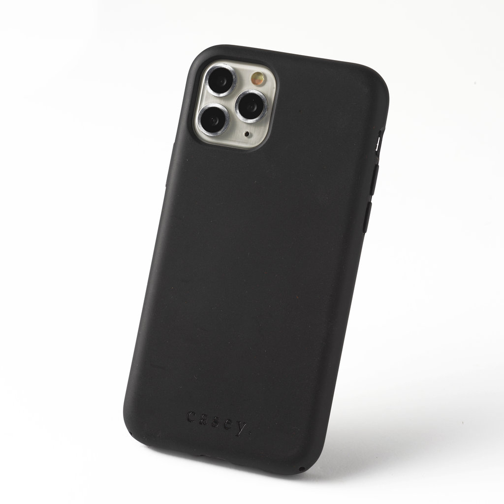 Sustainable black phone case