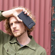 Sustainable black phone case