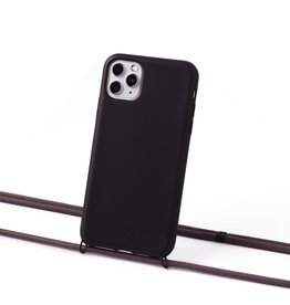 Sustainable black case with cord  (scandinavian grey)