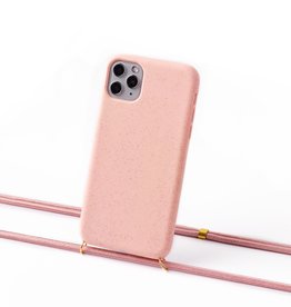 Sustainable pink case with cord (scandinavian pink)