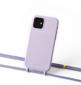 Sustainable lila  case with cord (lila camouflage)