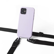 Sustainable lila  case with lanyard (black)