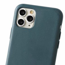 Duurzame telefoontas grijsblauw met band (zwart)