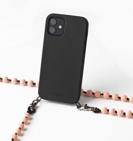 Sustainable black case with prayer beads chain