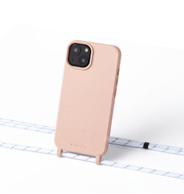 Sustainable nude case with cord (white silver)