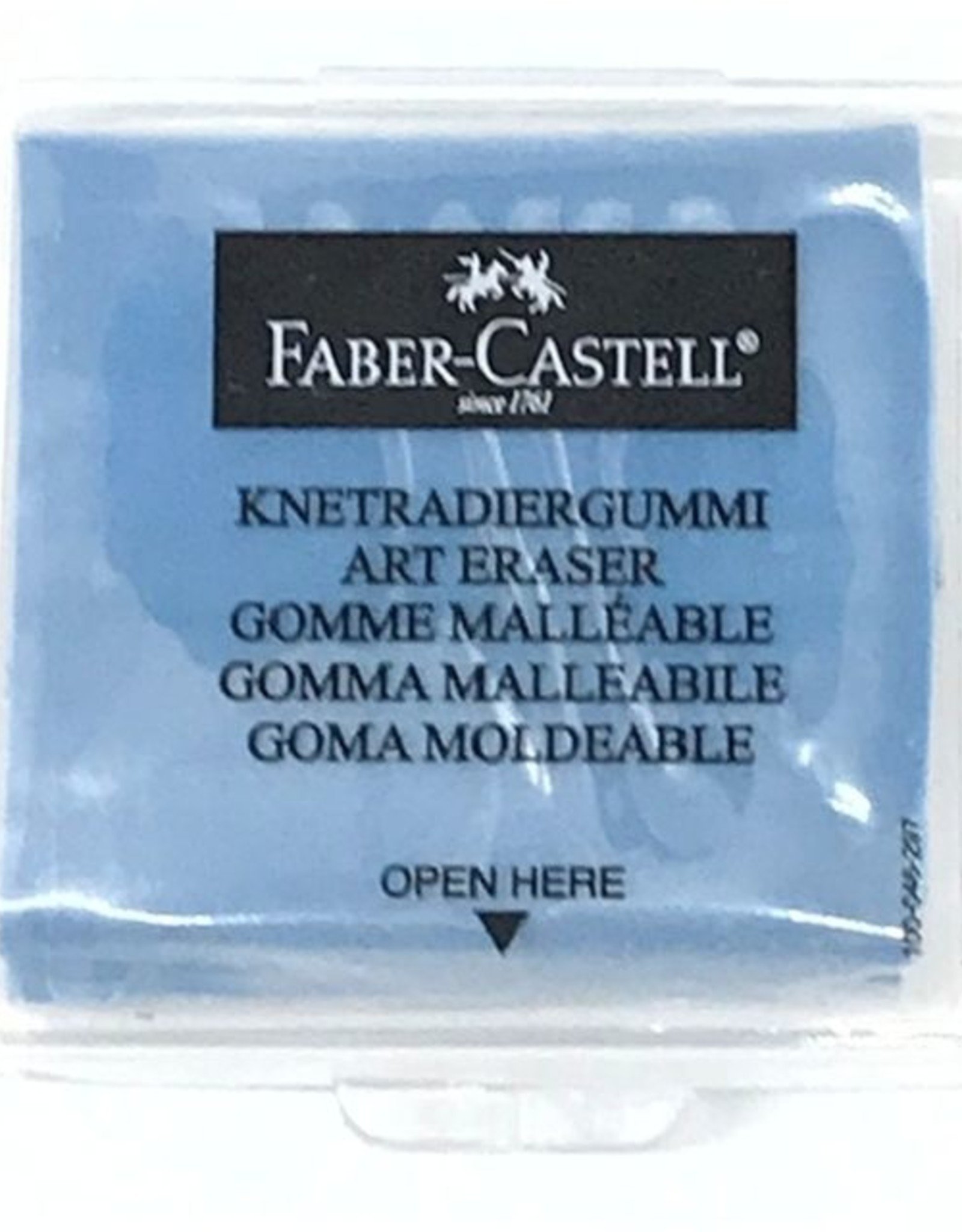 Faber-Castell Kneedum Faber-Castell, voor houtskool/ potlood, grijs zacht