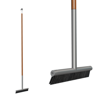 RiZZ  Rizz Indoor bezem Silver teak