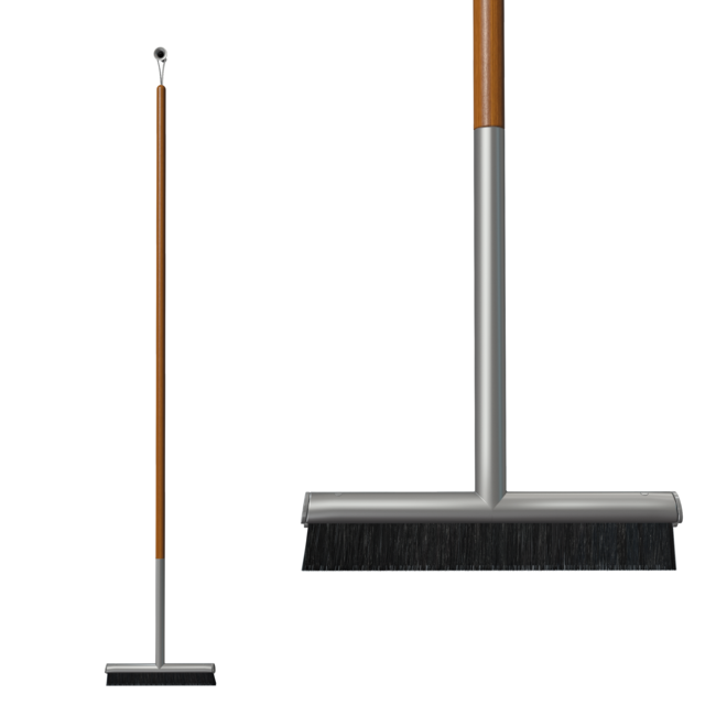RiZZ  Indoor bezem Silver teak
