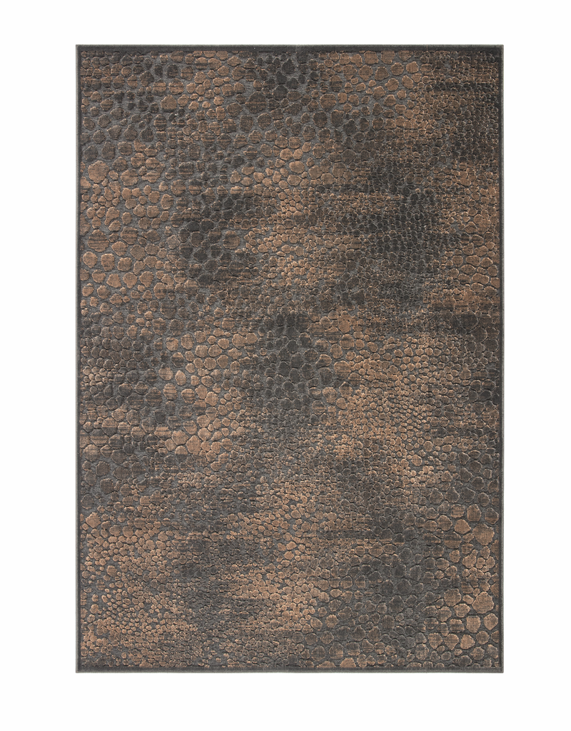 Brinker carpets Brinker Ensuite vloerkleed Onyx 880 Brown Black