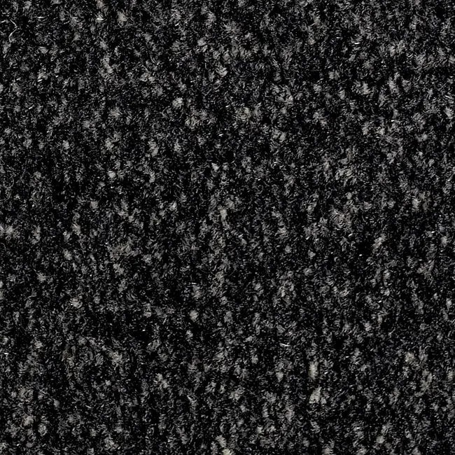 Emco Schoonloopmat Zwart gedessineerd incl. vinyl rand