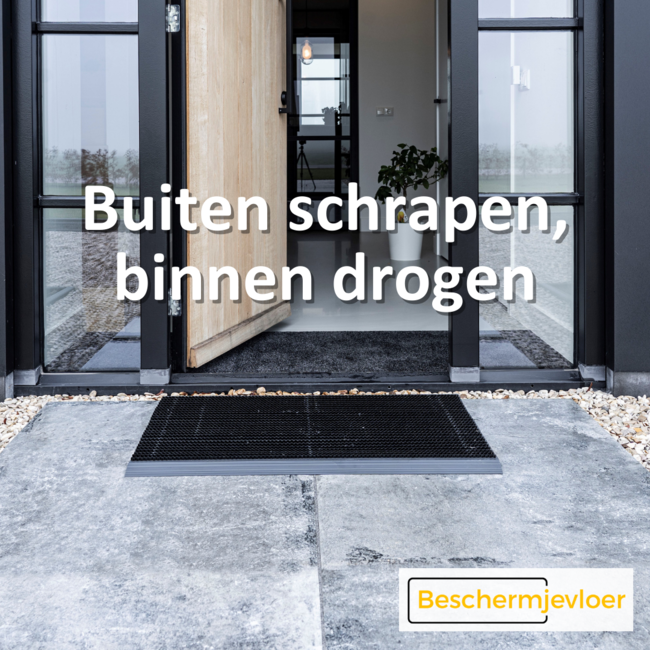 Hamat Outline 325 buitenmat Pure Black 107