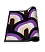 Vandals van Jan Design schoonloopmat Velvet Arc - Mauve Shadow