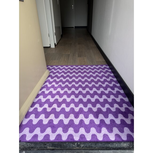 Vandals van Jan Design schoonloopmat Arch - Purple Noon
