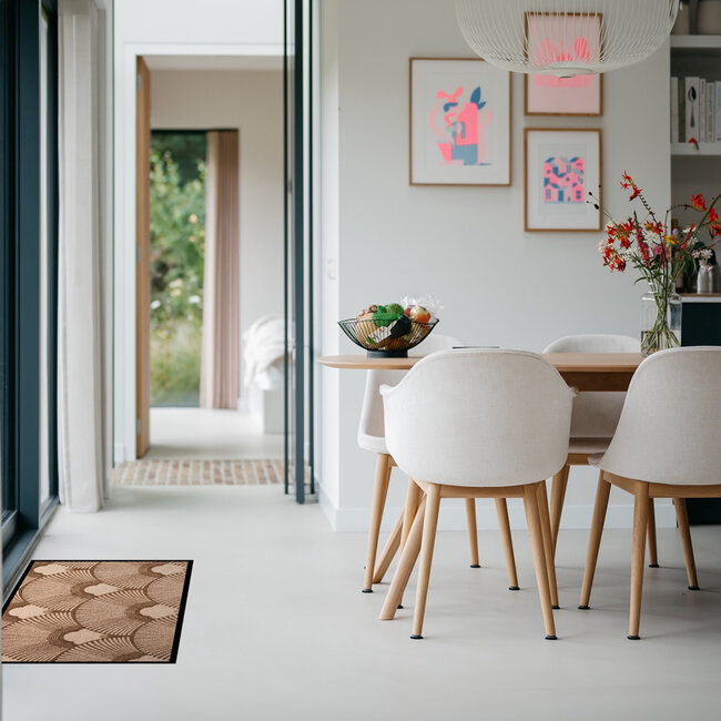 Vandals van Jan Design schoonloopmat Monroe - Sand