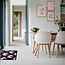 Vandals van Jan Design schoonloopmat Velvet Arc - Mauve Shadow