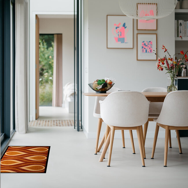 Vandals van Jan Design schoonloopmat Blaze - Sunset Dust