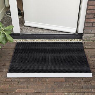 Hamat schoonloopmatten Outline 325 buitenmat Black 007
