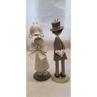 Knutschis mit grauem Frack Herz