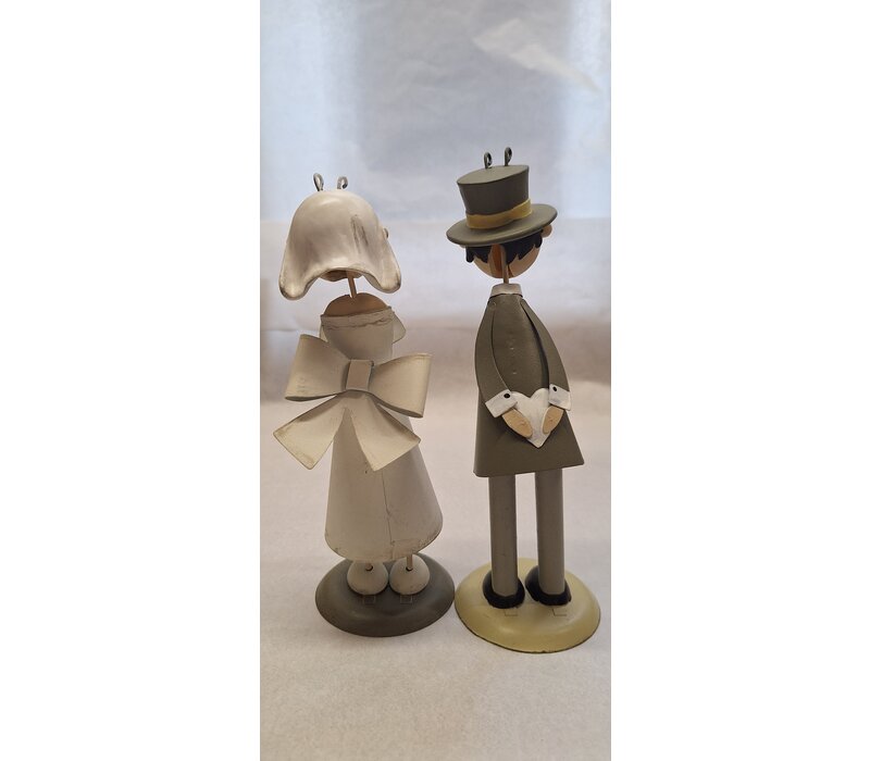 Knutschis mit grauem Frack Herz