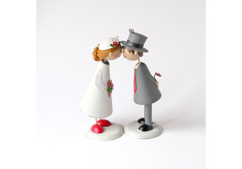 Knutschis mit grauem Frack Blume