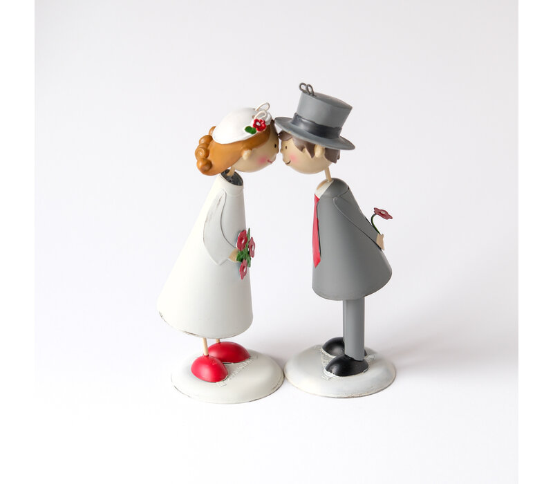 Knutschis mit grauem Frack Blume