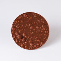 Schokoladen-Rondelle mit Haselnüssen