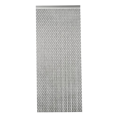 Rideau anti-mouches Tubes 90x210 cm gris