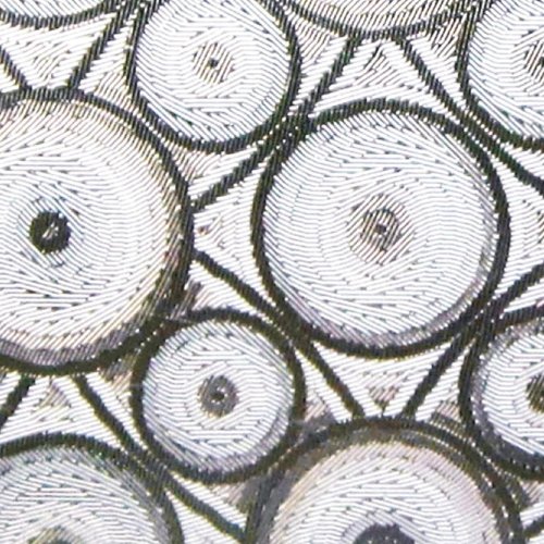 Film pour fenêtre statique-anti-regardant-90cmx20mtr. cercles