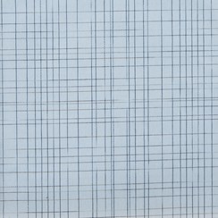 Coated table textile Damero liso- cream