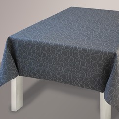 Gecoat tafeltextiel Elfo - grijs
