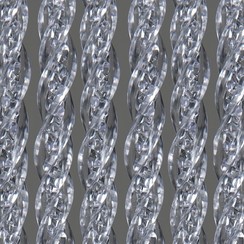 Fliegenvorhang Türvorhang Orchidea 90x220 cm transparent