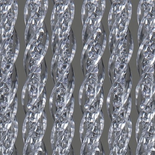 Rideau à mouche rideau de porte Orchidea 90x220 cm transparent