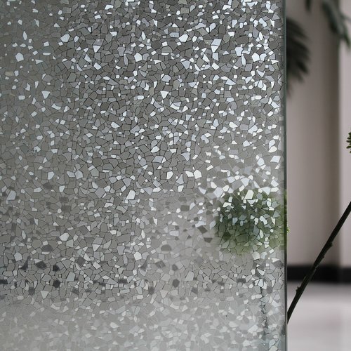 Fensterfolie Statik-Antidurchsichtige Steine 45cm x 2 Meter