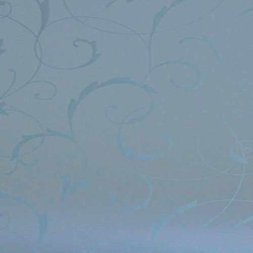 Film pour fenêtre statique-anti-transparent fleurs blanc 45cm x 2mtr