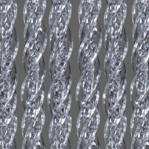 Rideau à mouche rideau de porte Orchidea 100x240 cm transparent