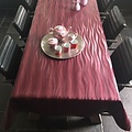 Table textiles Polyline Onix red