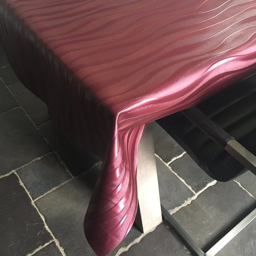 Textiles de table Polyline Onix rouge