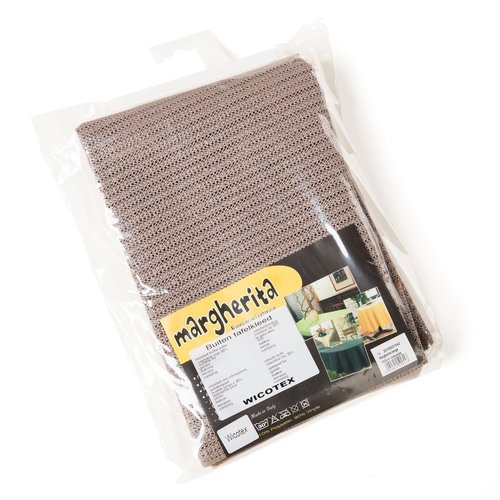 Tafelkleed-Buiten rond- Margherita taupe - 160cm