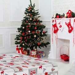 Coated Table Textiles Aure Christmas