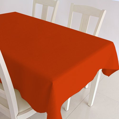 Nappe enduite Maly, 160 cm de large - orange