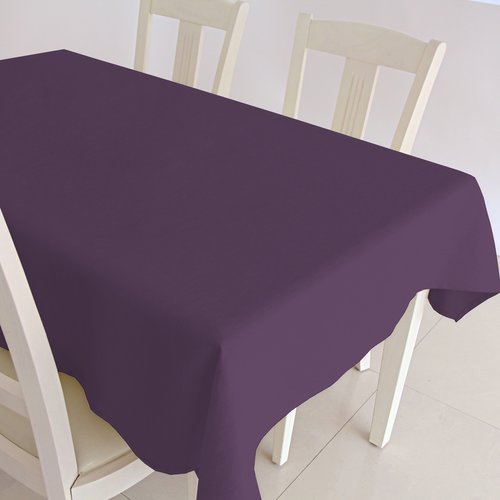 Gecoat tafelkleed Maly  160cm breed - paars