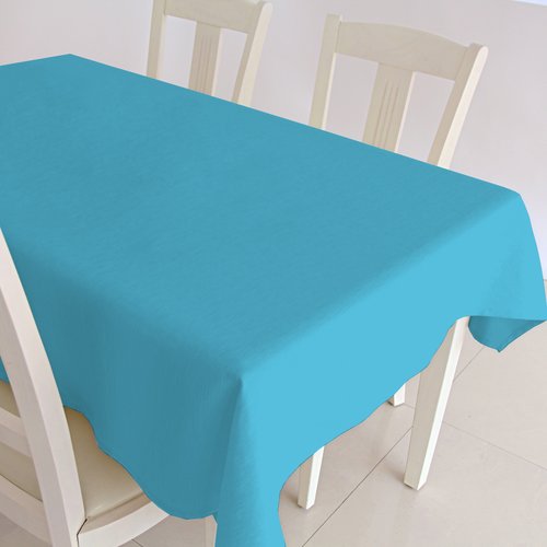 Coated tablecloth Maly - turquoise