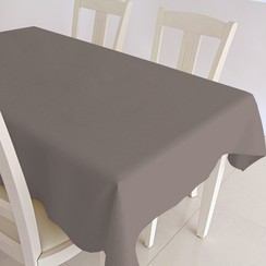 Gecoat tafelkleed Maly 160cm breed - taupe