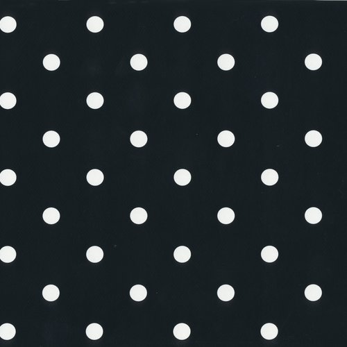 Film adhésif-Plastic dots noir COMMANDE MINIMUM 6 pcs.