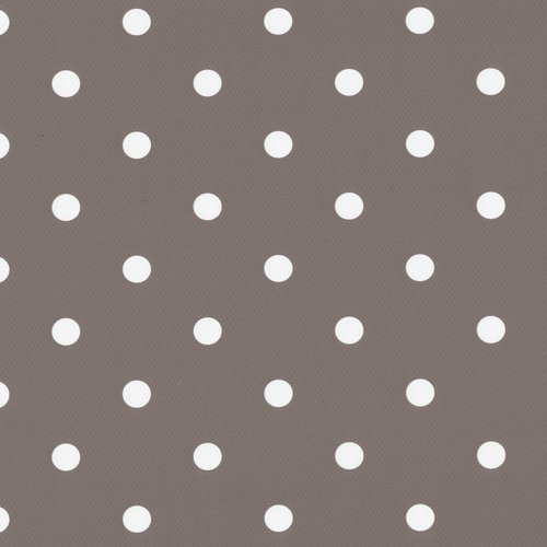 Feuille adhésive-Plastic dots taupe COMMANDE MINIMUM 6 pcs.