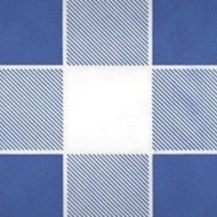 Table paper on a roll Damask 118 cm x 10 mtr. Checkered blue