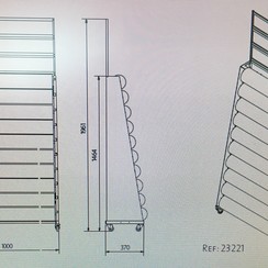 Sales rack window film