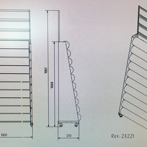 Sales rack window film